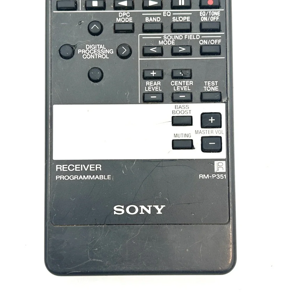 Sony RM-P351 OEM Programmable Receiver Remote STR-D965 STR965 Tested Working